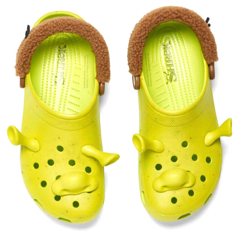 Shrek x Crocs Has A New Slime Green Footwear With Furry Brown