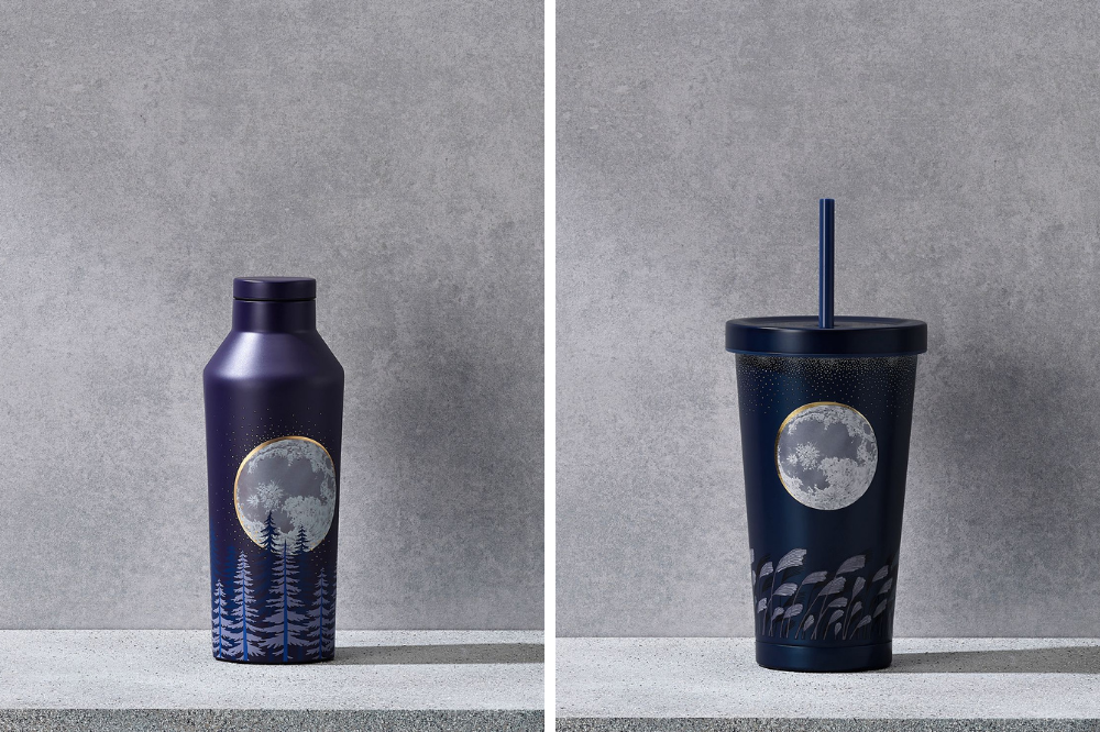 Starbucks 2020 Mid-Autumn Festival Blue Thermos Bunny Baby Cup Bottle