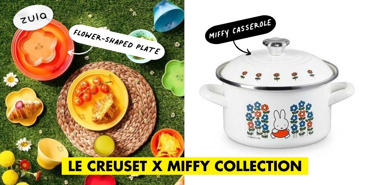 The New Le Creuset × Miffy Collection Has Vibrant Kitchenware That Add Sweetness To Your Meals