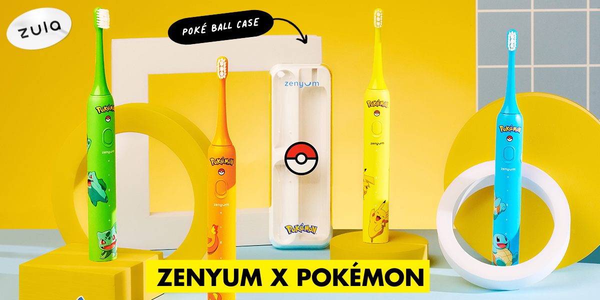 Zenyum x Pokémon Has Electric Toothbrushes That Light Up, Store Them In Accompanying Poké Ball Travel Cases