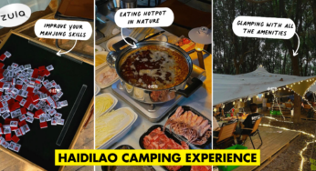 This Haidilao Camping Experience In China Offers Outdoor Hot Pot & Mahjong For A Unique Date