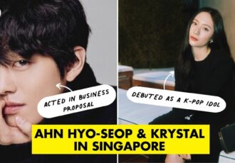 Ahn Hyo-Seop Krystal In Singapore