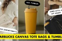 Starbucks Canvas Tote Bags & Tumblers