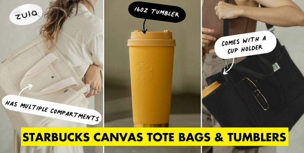 Starbucks Canvas Tote Bags & Tumblers