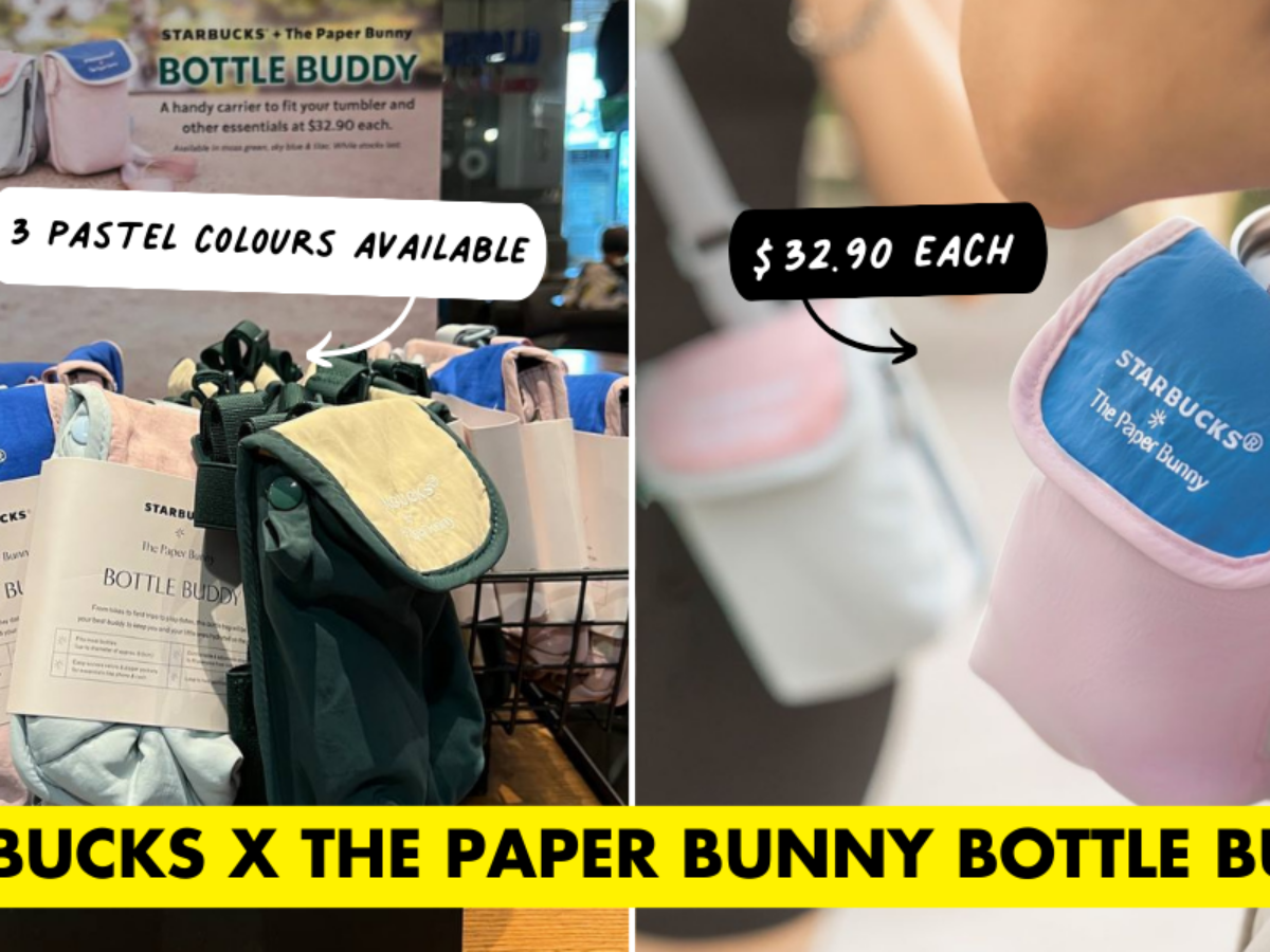 Starbucks x The Paper Bunny Bottle Buddy Has 3 Pastel Colours