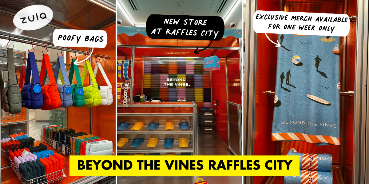 Beyond The Vines Celebrates A New Store Opening At Raffles City, Get Exclusive Merch & Free Slushies