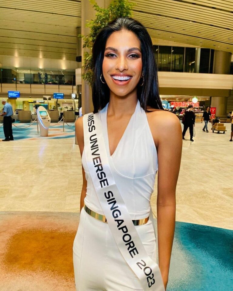 Miss Universe Singapore 2023 Priyanka Annuncia Rocks 3 Outfits