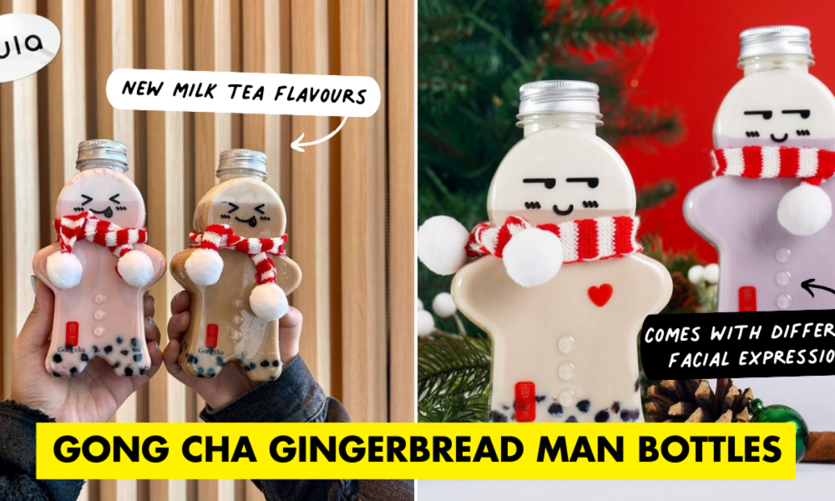 Christmas Tea Drink Bottle Gingerbread Man Drink Cup Christmas