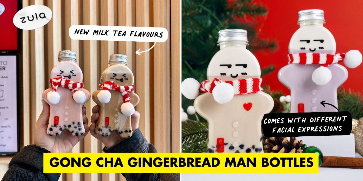 Gong Cha Has Adorable Gingerbread Man Bottles