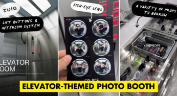 This New Photo Booth In Haji Lane Looks Like An Elevator With Fish-Eye Lenses, Put Your Selfie Skills To Use