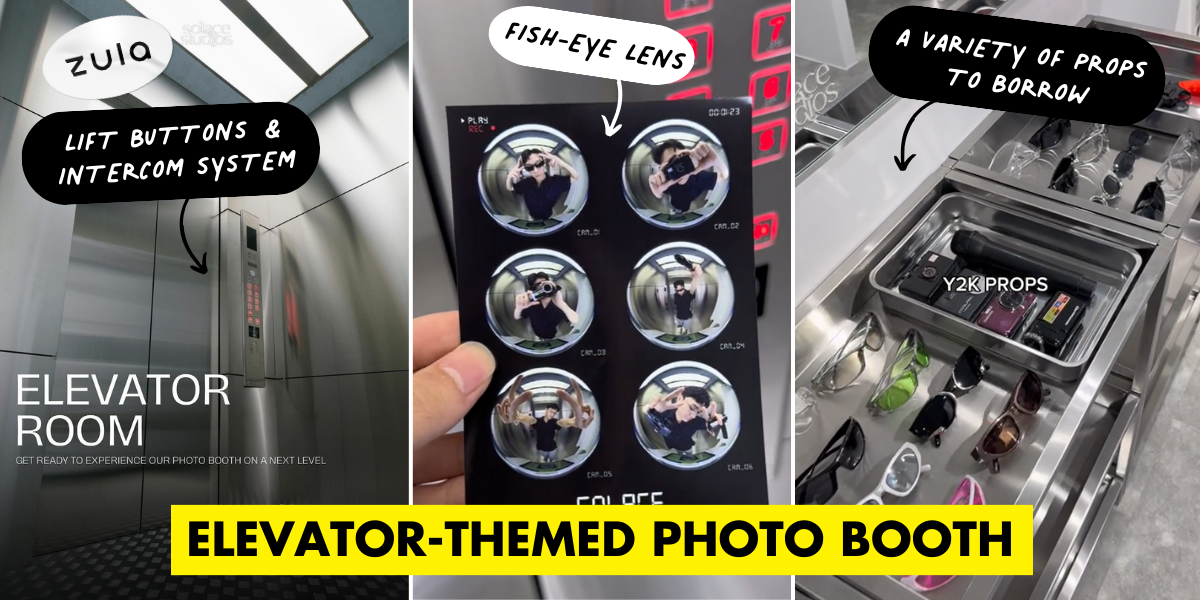 This New Photo Booth In Haji Lane Looks Like An Elevator With Fish-Eye Lenses, Put Your Selfie Skills To Use