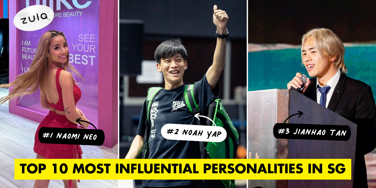 Top 10 Most Influential Social Media Personalities In SG For 2023, According To A Marketing Report