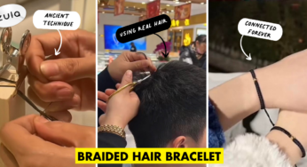 You Can Now Braid Your Hair Into A Bracelet At This Jewellery Store For Free To Gift It To Your Loved One