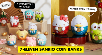 7-Eleven Now Has Sanrio Character Prosperity Coin Banks To Store All Your Angbao Money This CNY