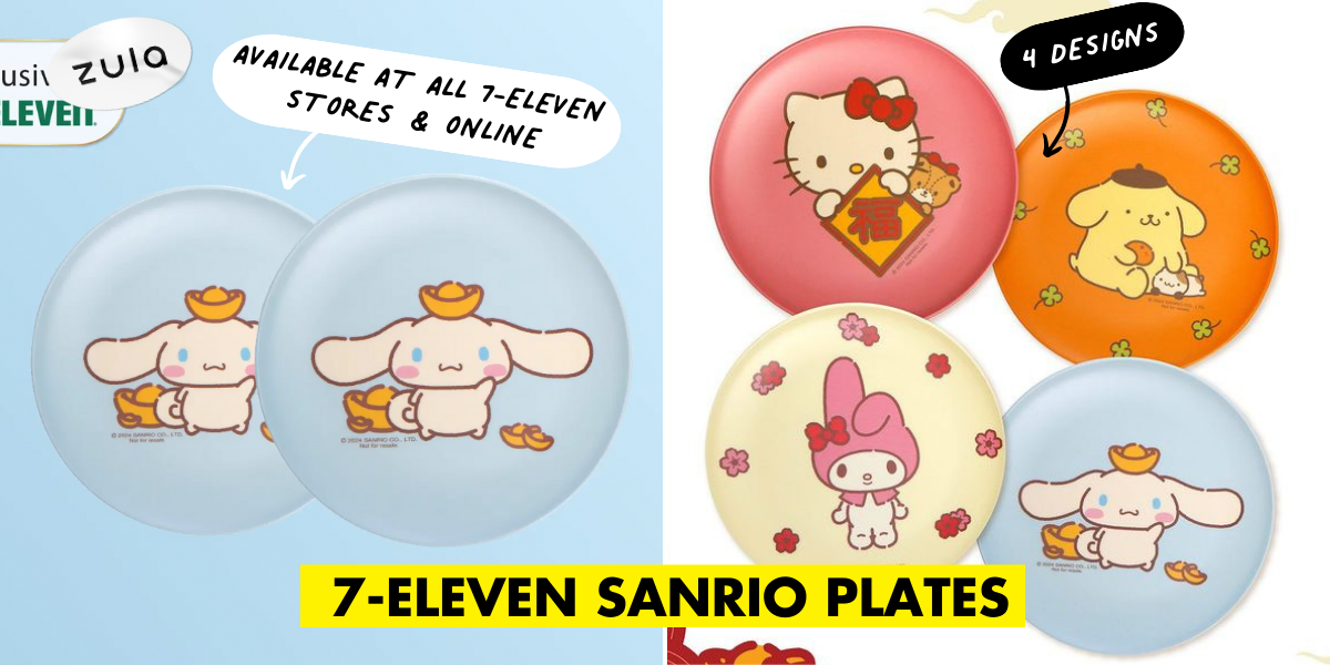 7-Eleven Singapore Now Has CNY-Themed Sanrio Plates For Upcoming House Visits