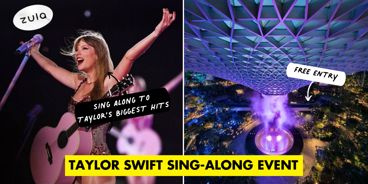 beJEWELed Is A Free Taylor Swift Sing-Along Event At Jewel Changi Airport For Swifties To Welcome Mother