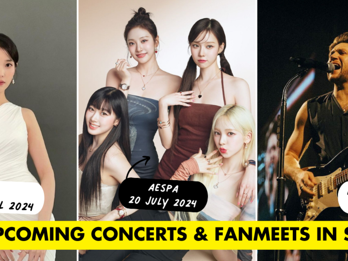 28 Upcoming Concerts & Fanmeets In Singapore