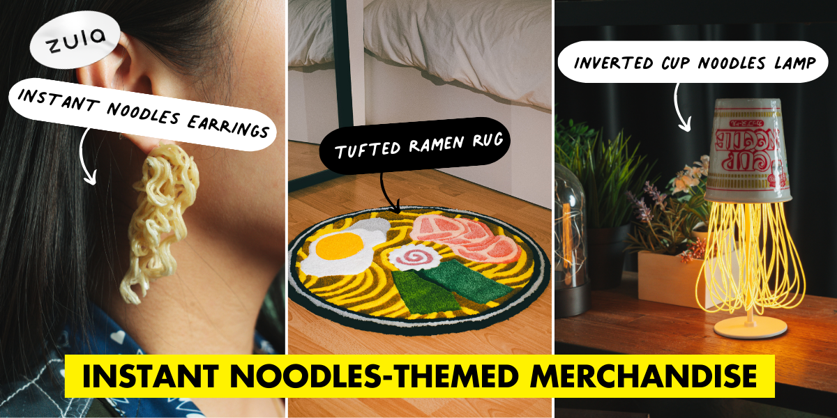 This Online Store Has Instant Noodle Hair Clips, Lamps & Rugs If Ramen Is The Only “Men” You Care About