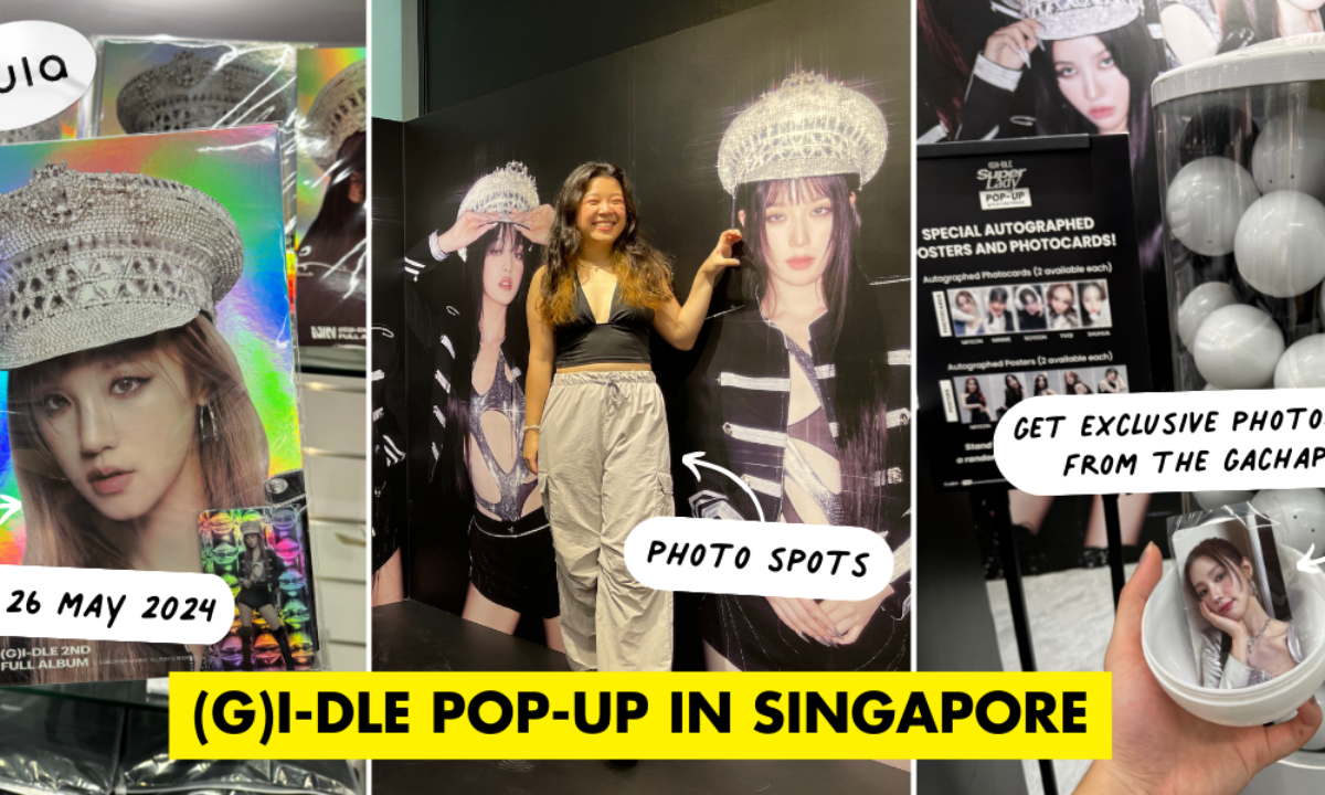 gidle 中国 一直娱 yizhiyu yzy6.0 5枚セット The (G)I-DLE Pop-Up Store In Singapore Has Exclusive Merch