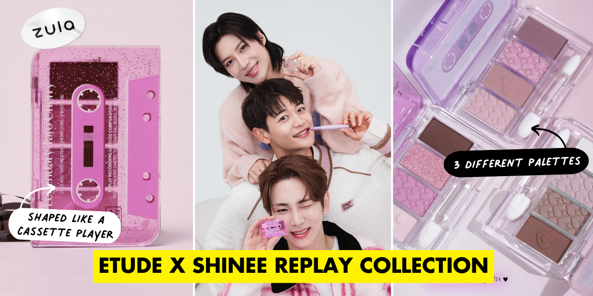 ETUDE x SHINee Replay Collection Is Inspired By Their Debut Song, Has Eyeshadow Palettes Shaped Like Cassettes