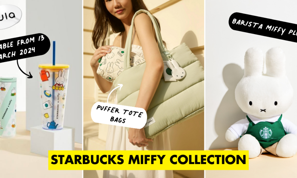 The New Starbucks x Miffy Collection Has Drinkware & Puffer Bags