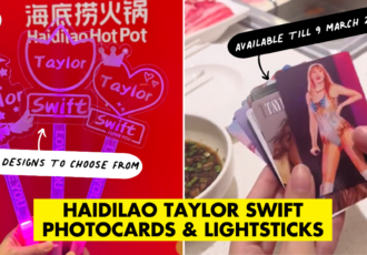 Haidilao Taylor Swift Photocards & Lightsticks