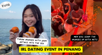 You Can Now Find A Partner By Throwing Oranges Into The Sea At This IRL Dating Event In Penang