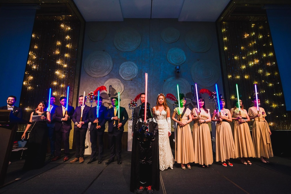 Lightsabers Guard of Honour