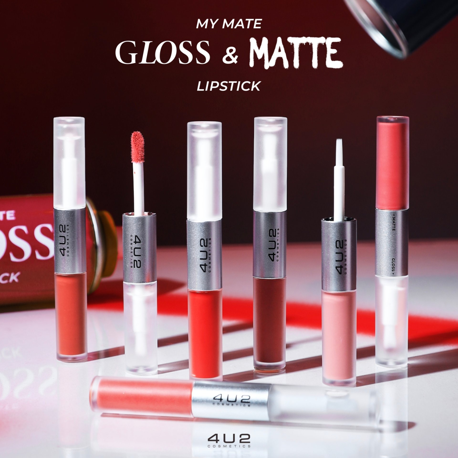 My Mate Gloss & Matte Lipstick 4u2