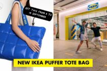 ikea resten puffer bag