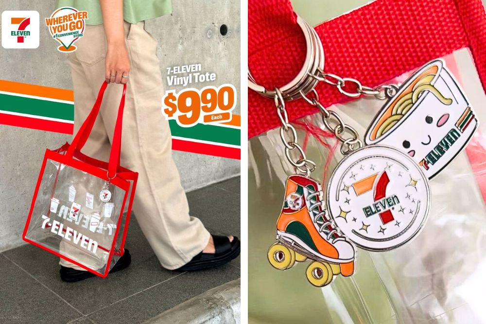 7-eleven - tote and key chains