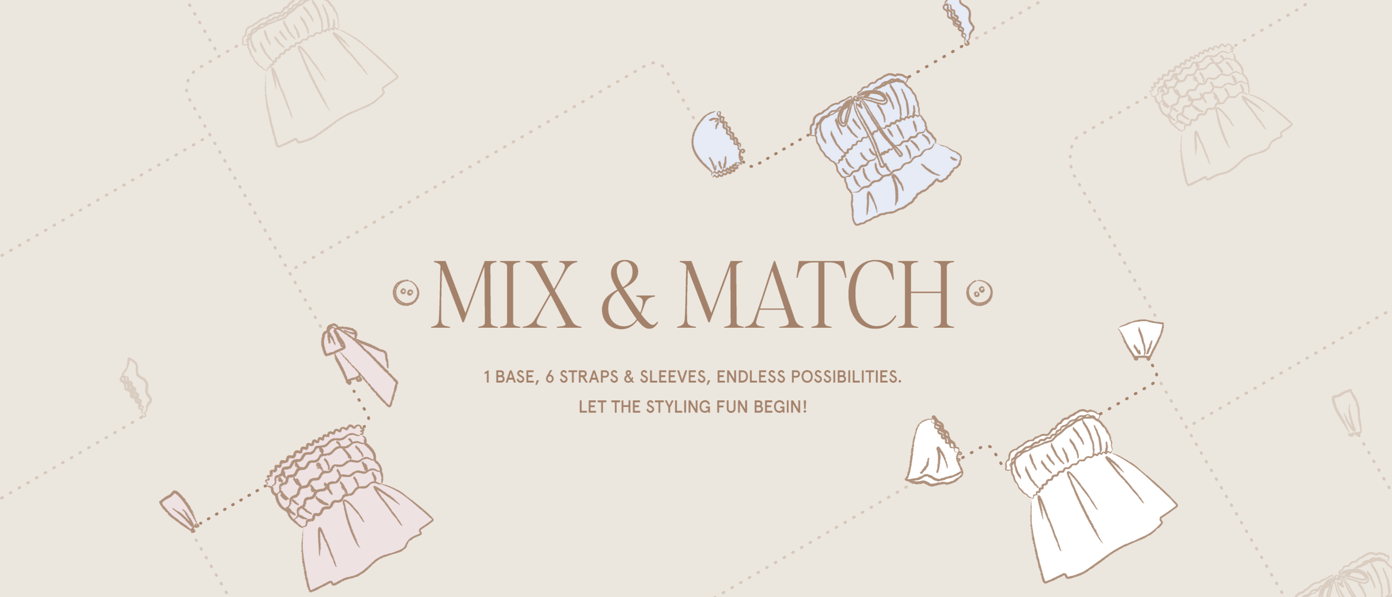 1 top, 7 styles - lovet mix & match