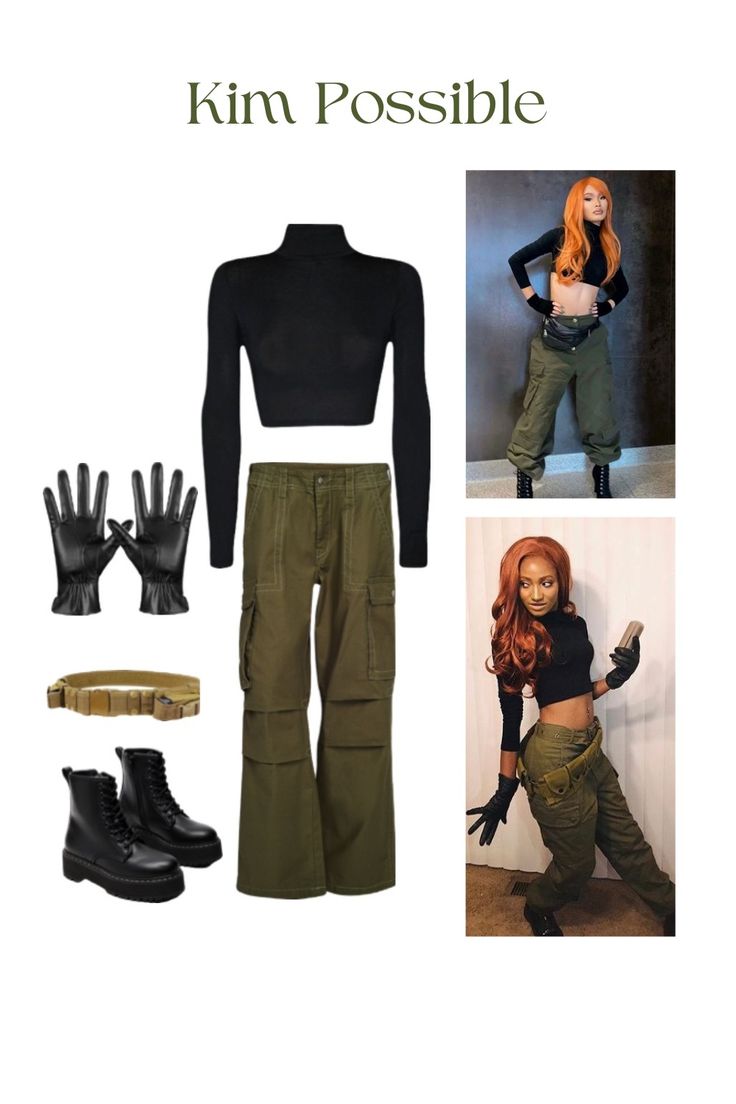 low effort Halloween- Kim Possible 