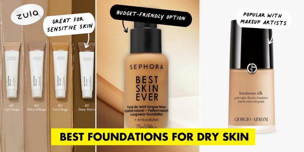 BEST FOUNDATIONS FOR DRY SKIN singapore