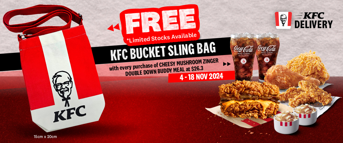 KFC Chicken Bucket Sling Bag 