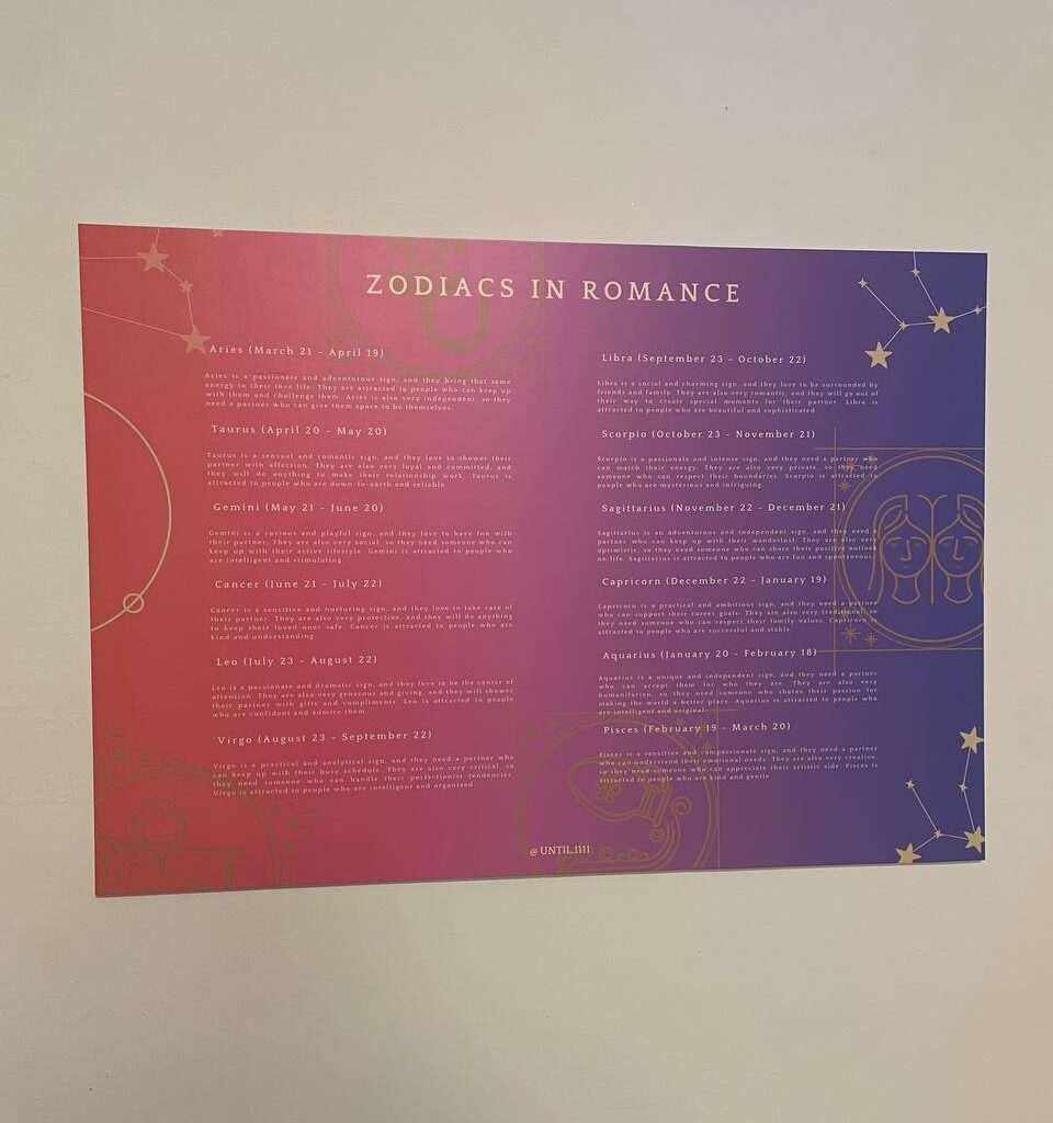 astrology romance poster