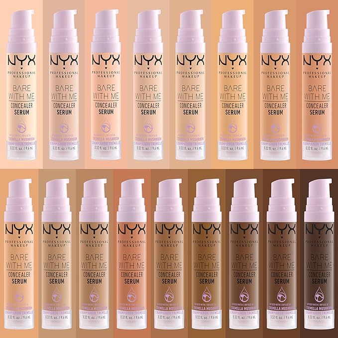 nyx bare with me serum concealer