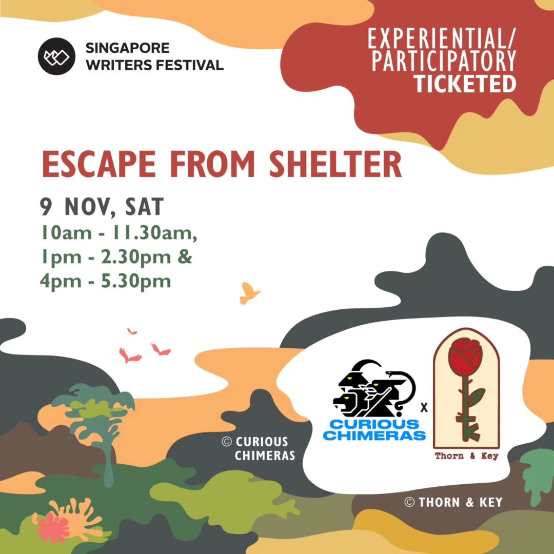 singapore writers festival 2024 escape room