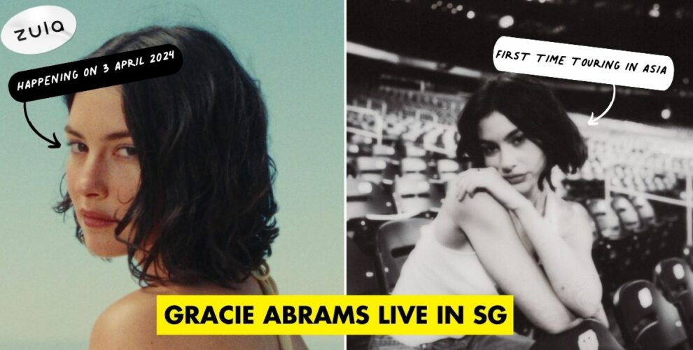 gracie abrams live in sg cover pic