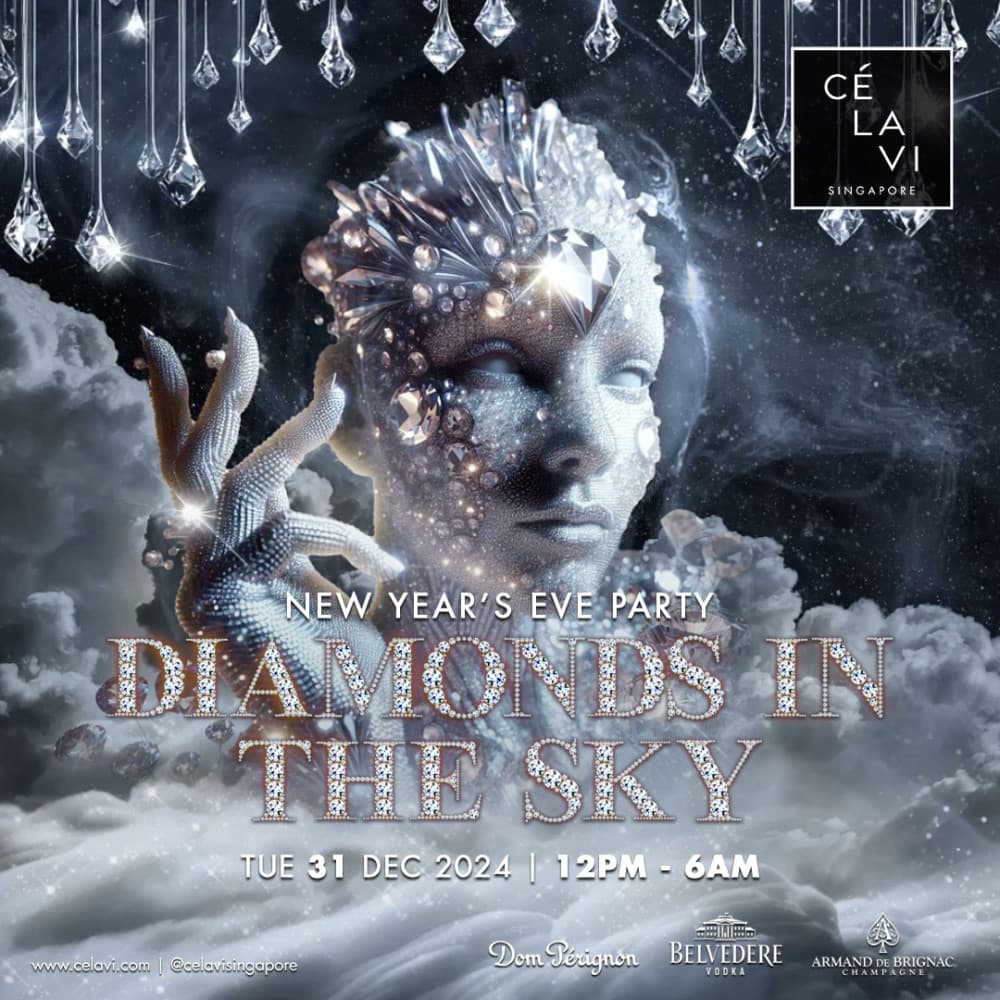 nye parties - diamonds in the sky 