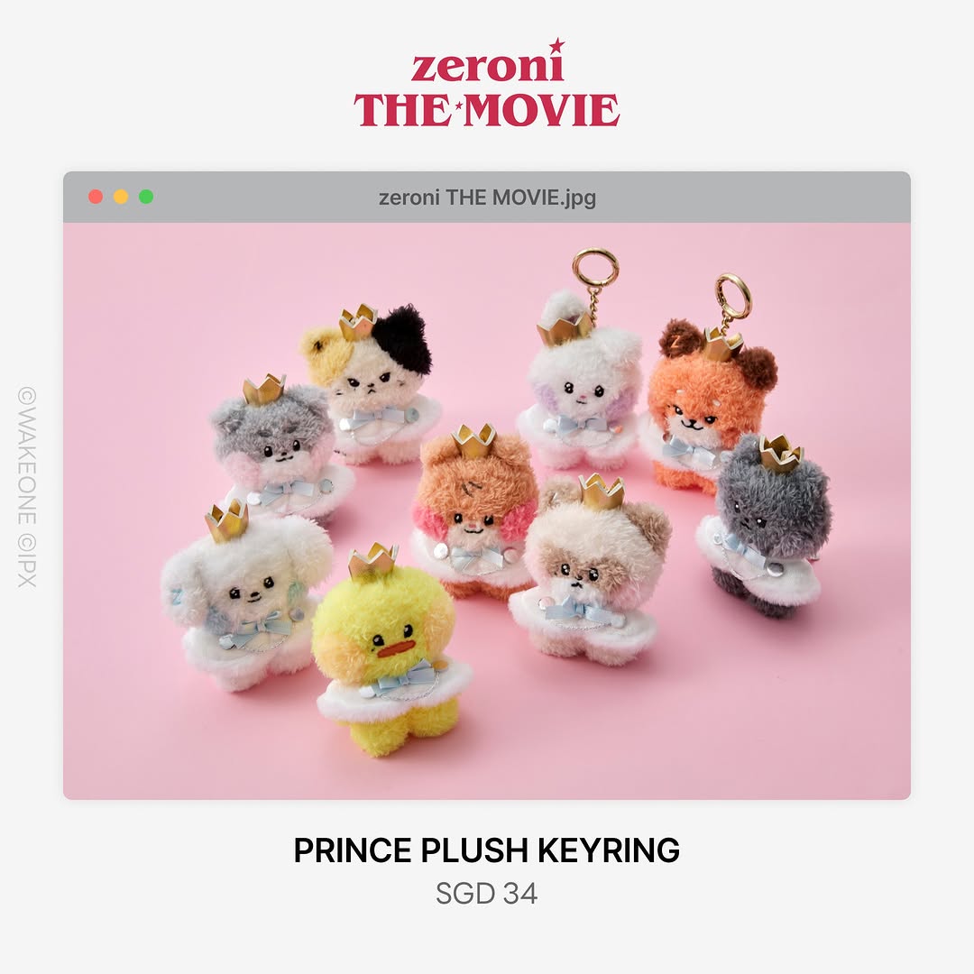 prince plush keyring