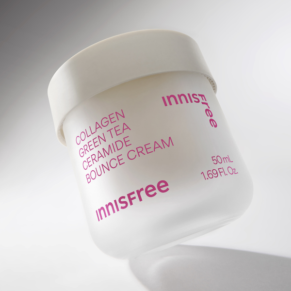 INNISFREE Collagen Green Tea Bounce Cream new beauty products singapore 2025