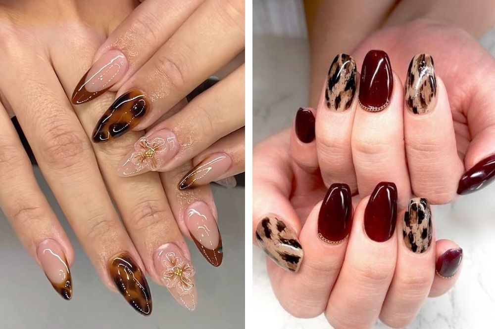 animal print nails