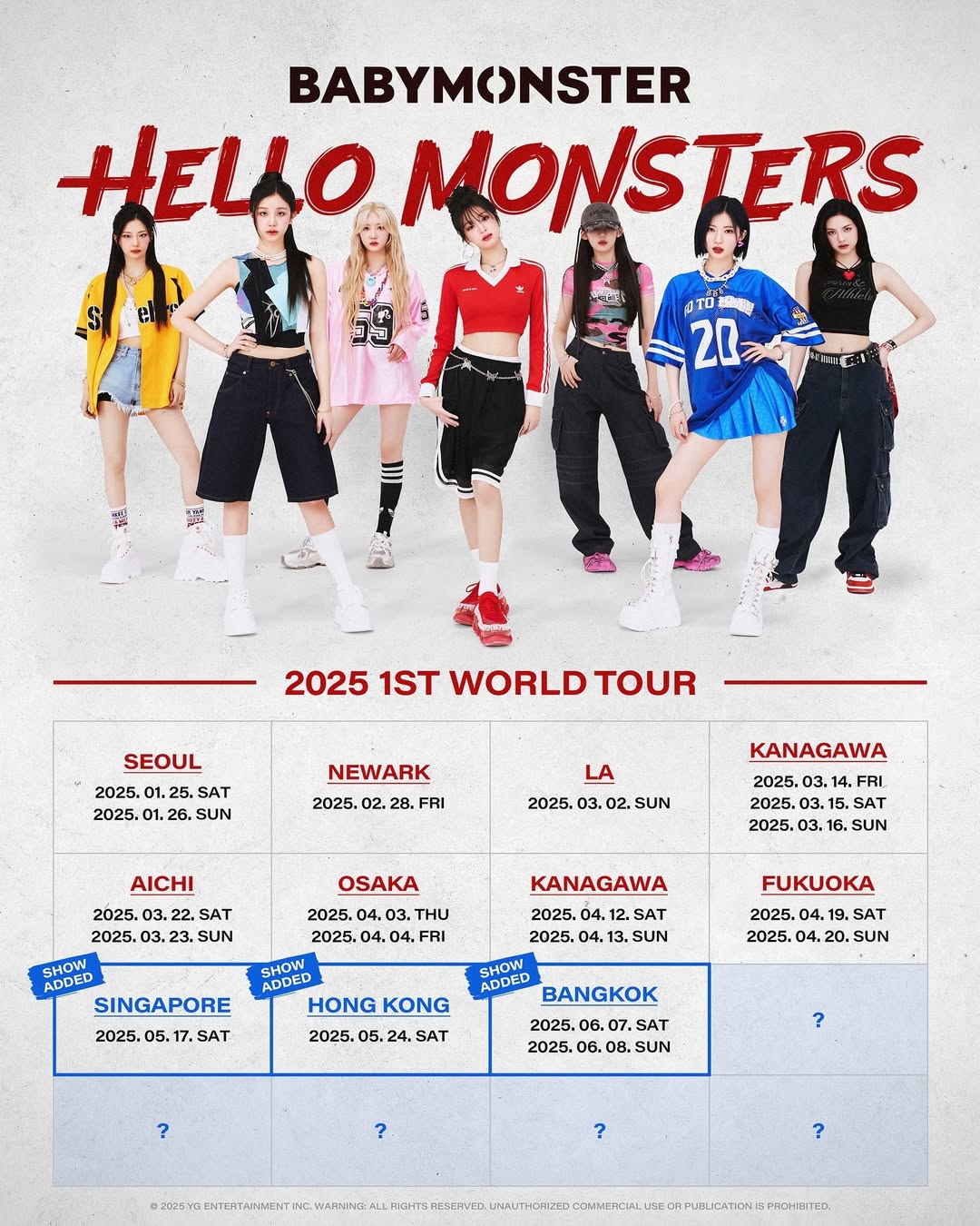 babymonster - hello monsters world tour