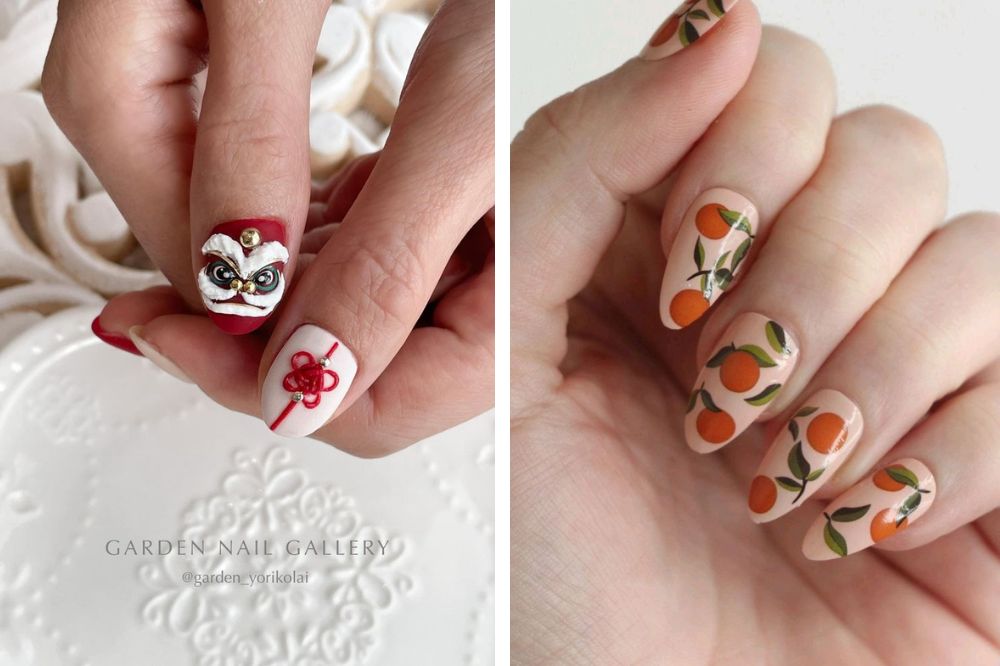 cny motif nails