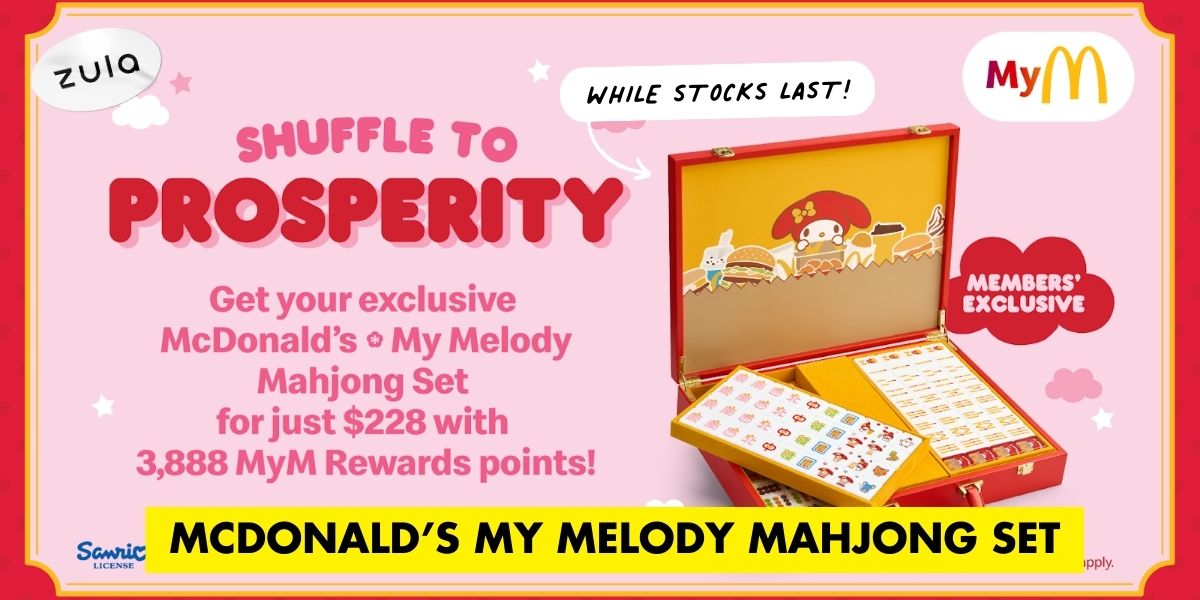 cover image - my melody mahjong set