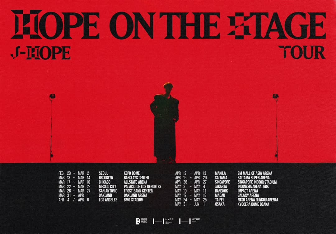 j-hope concert- tour poster