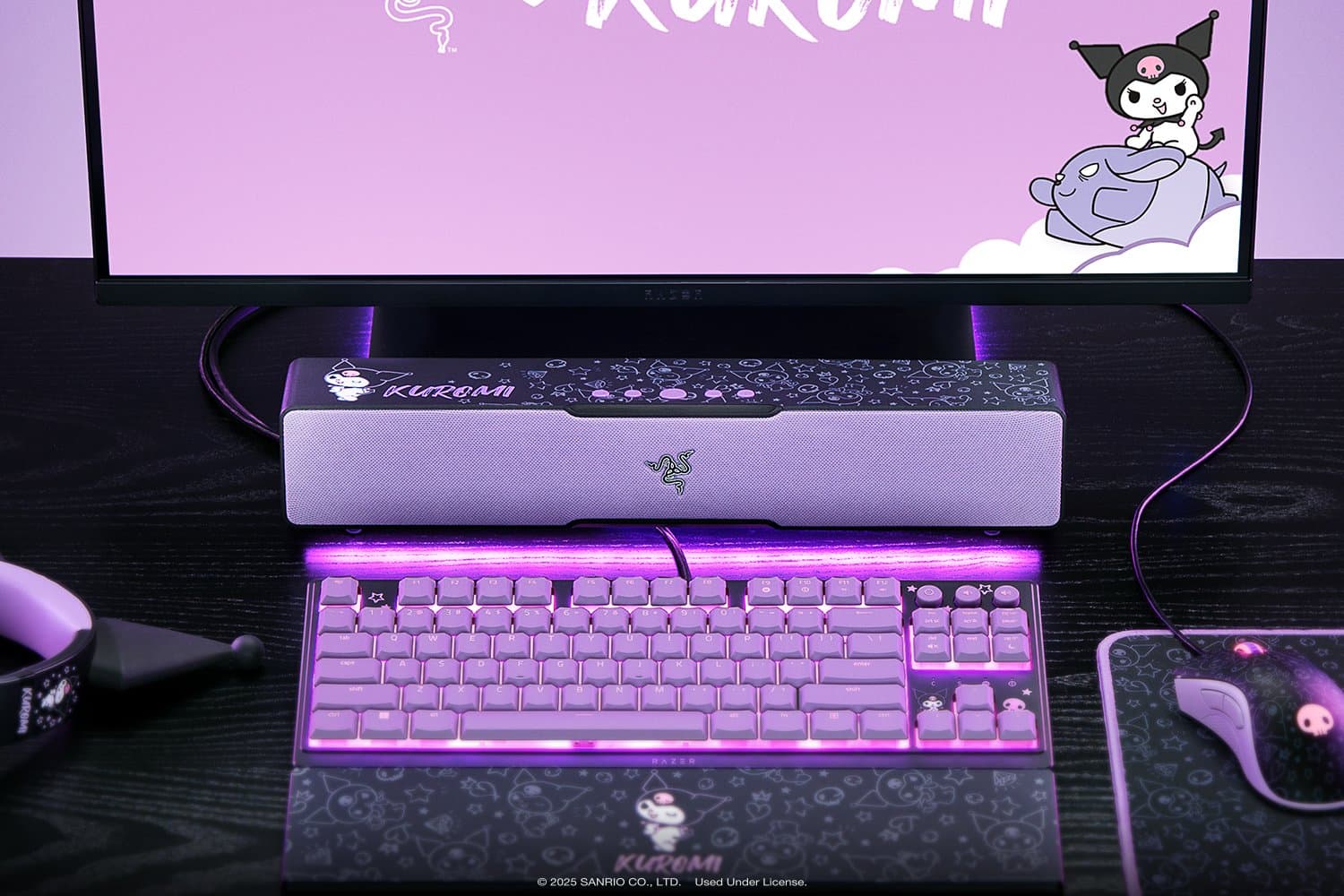 kuromi razer - soundbar