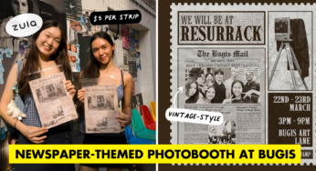 Channel Vintage Vibes At This Newspaper-Themed Bugis Photobooth