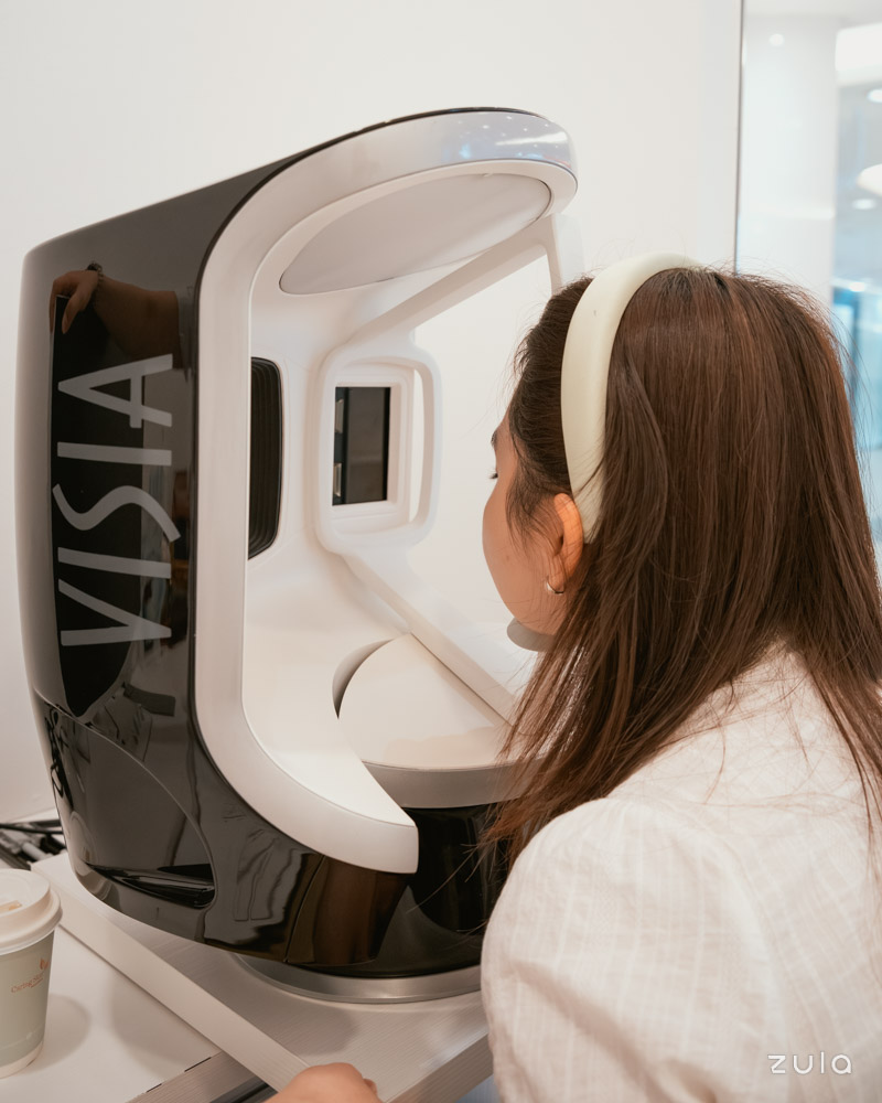 caring skin facial scan